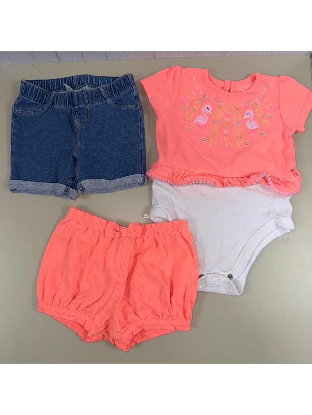 Baby Girls 18M Cat & Jack Garanimals 3 Piece Lot
